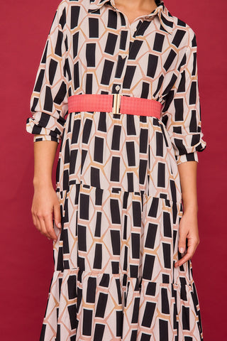 Vestido Largo Fuego Negra