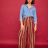 Pantaloni Nenufar Triangolo Rosso