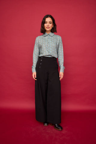 Pantalón Nenufar Negro Liso