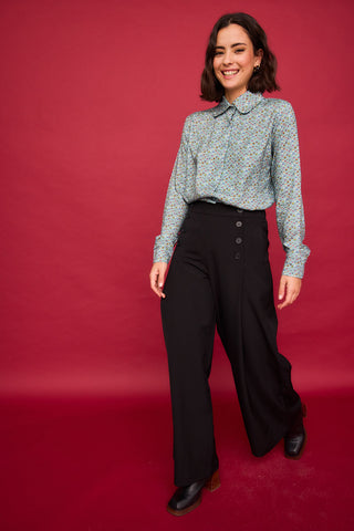 Pantalón Nenufar Negro Liso