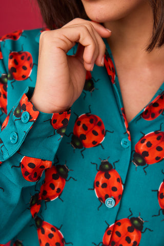 Camisa Castaña Mariquita