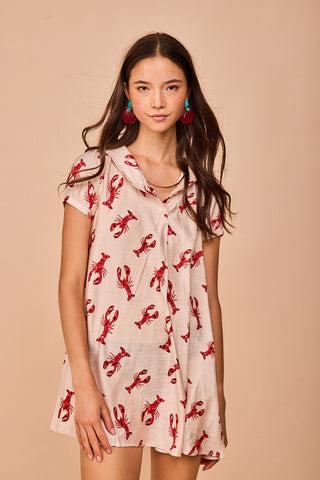 Rotes kurzes Kleid von Candas