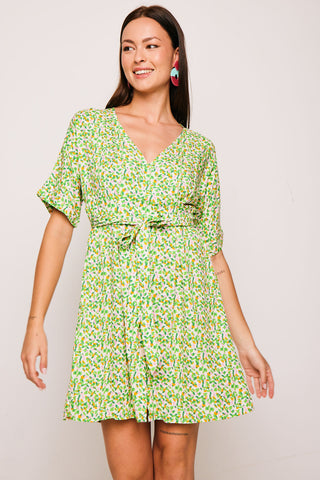 Short White Laga Dress