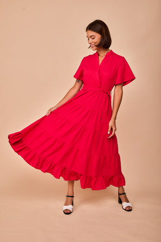 Vestido Cuevas Fucsia