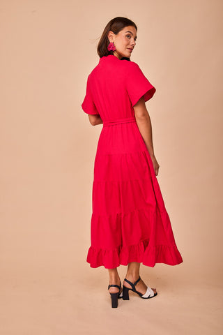 Vestido Cuevas Fucsia