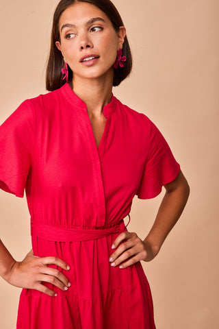 Vestido Cuevas Fucsia