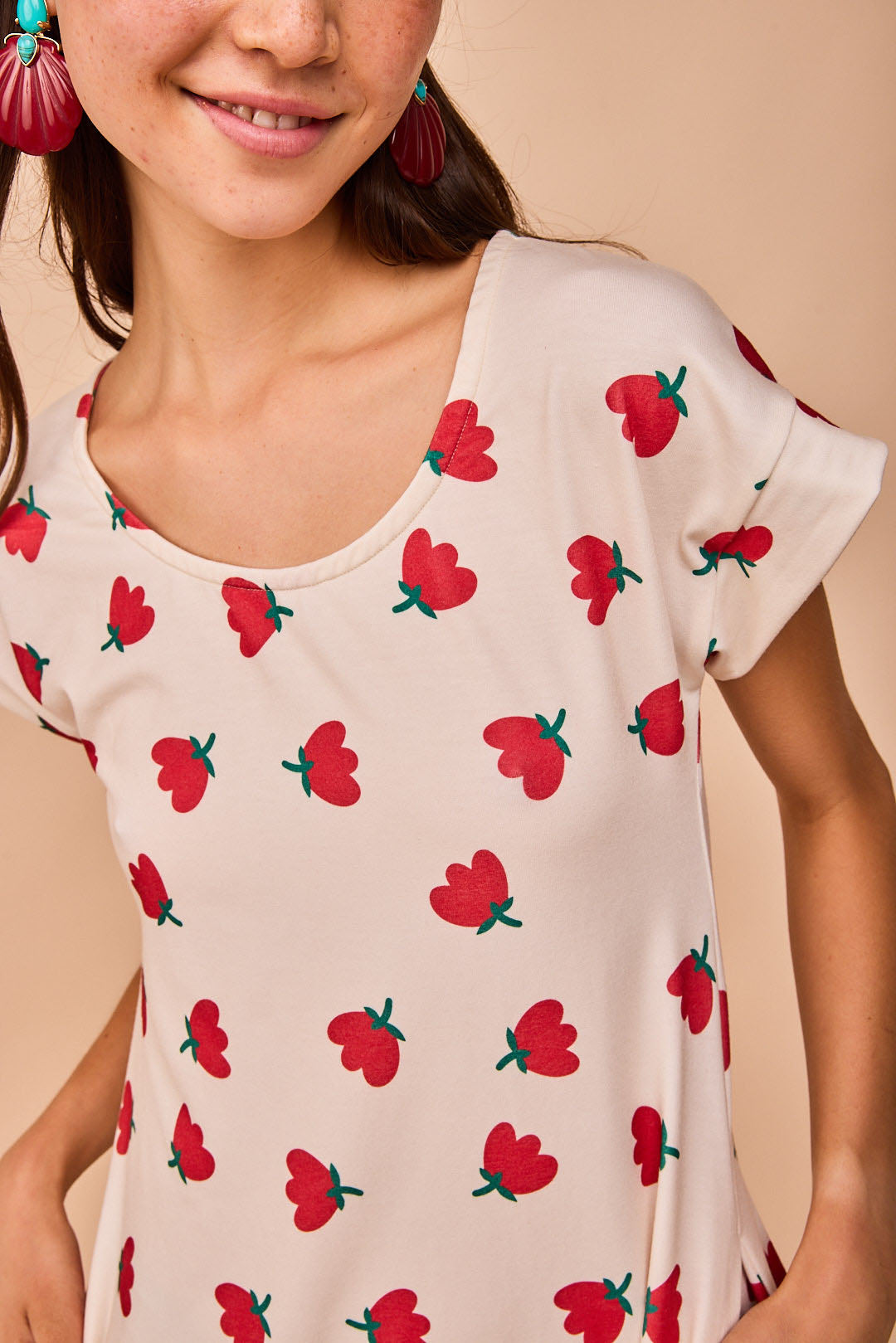 Vestido Corto Luanco Rojo