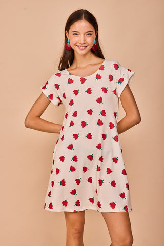 Vestido Corto Luanco Rojo