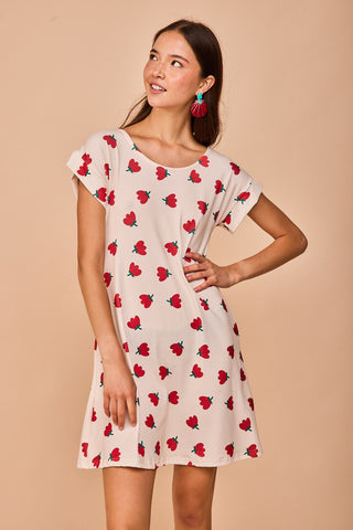 Vestido Corto Luanco Rojo