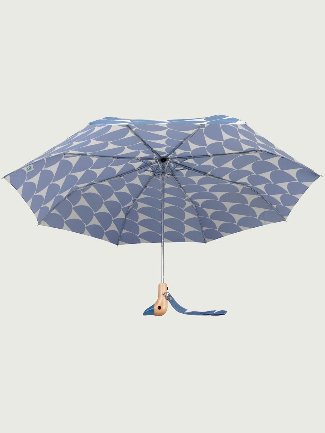 Geo blue Duck Fist Umbrella