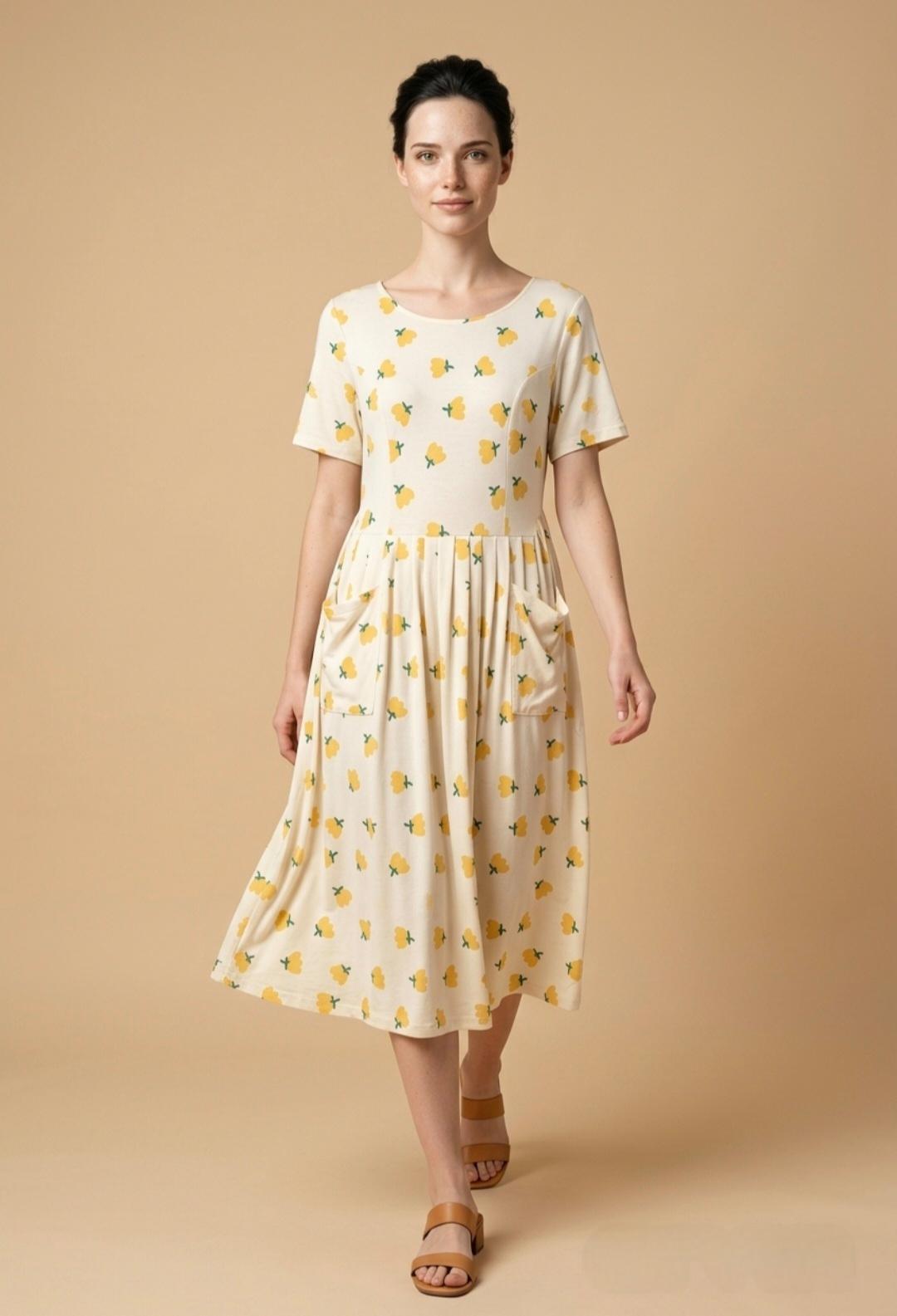 Fuchsia Long Summer Dress