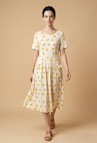 Fuchsia Long Summer Dress