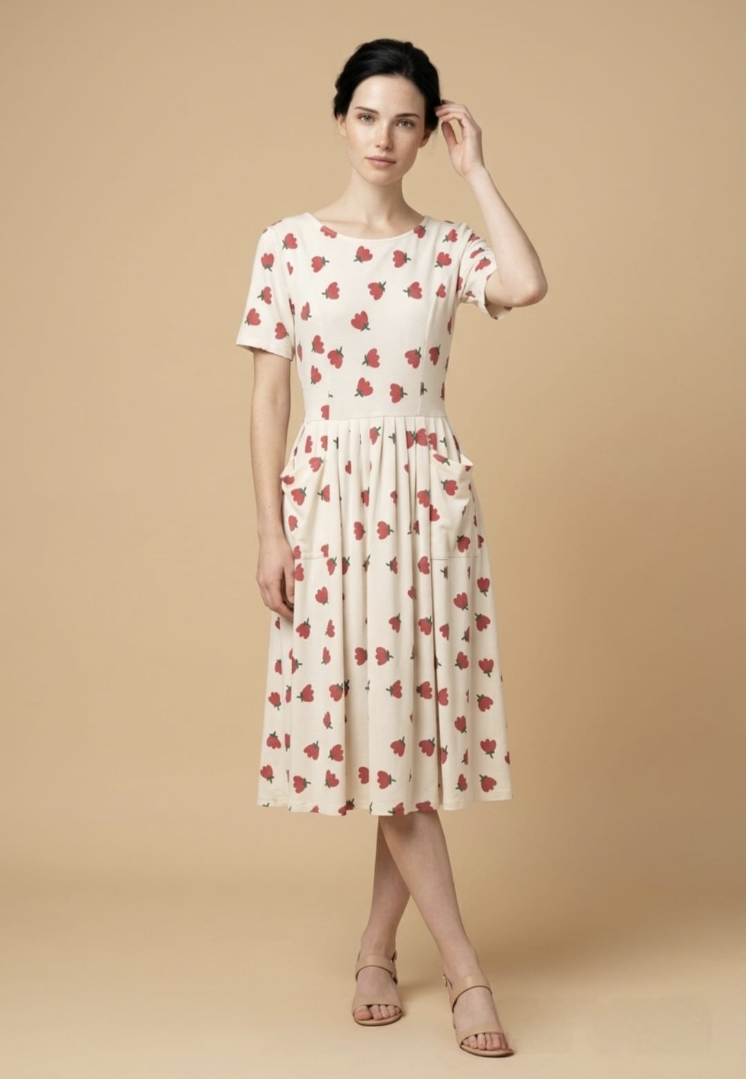 Fuchsia Long Summer Dress