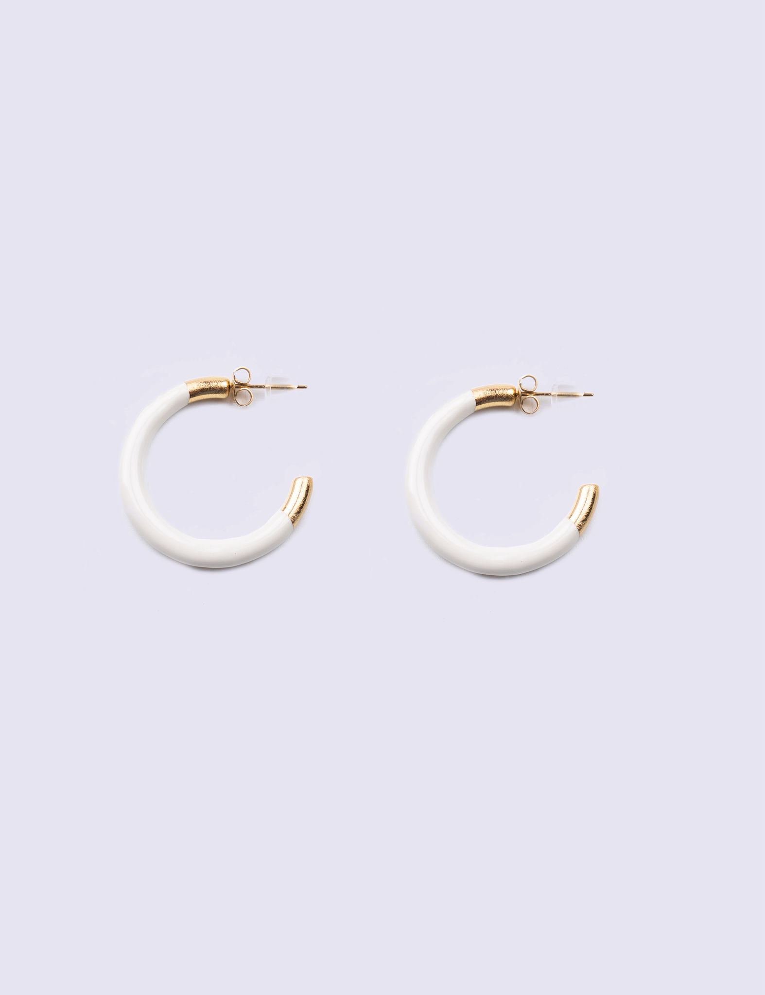 Pendientes circulos colores esmaltados