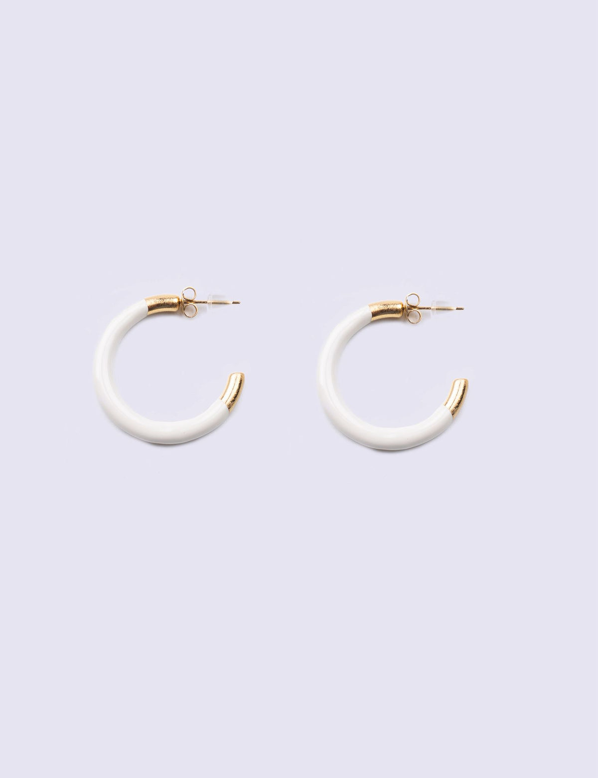 Pendientes circulos colores esmaltados
