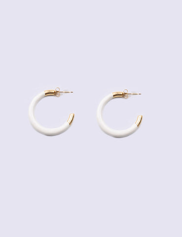 Pendientes circulos colores esmaltados