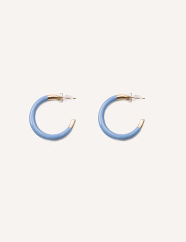 Pendientes circulos colores esmaltados