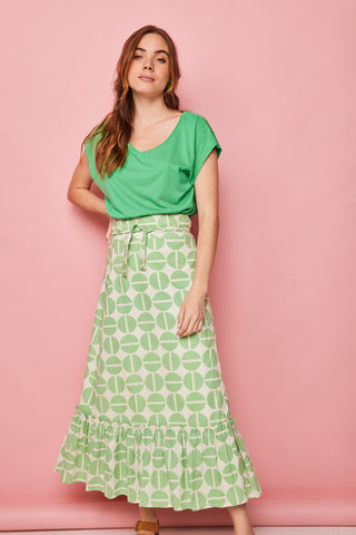 Green Fan Skirt