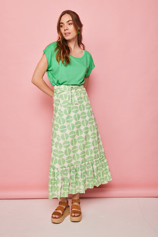 Green Fan Skirt