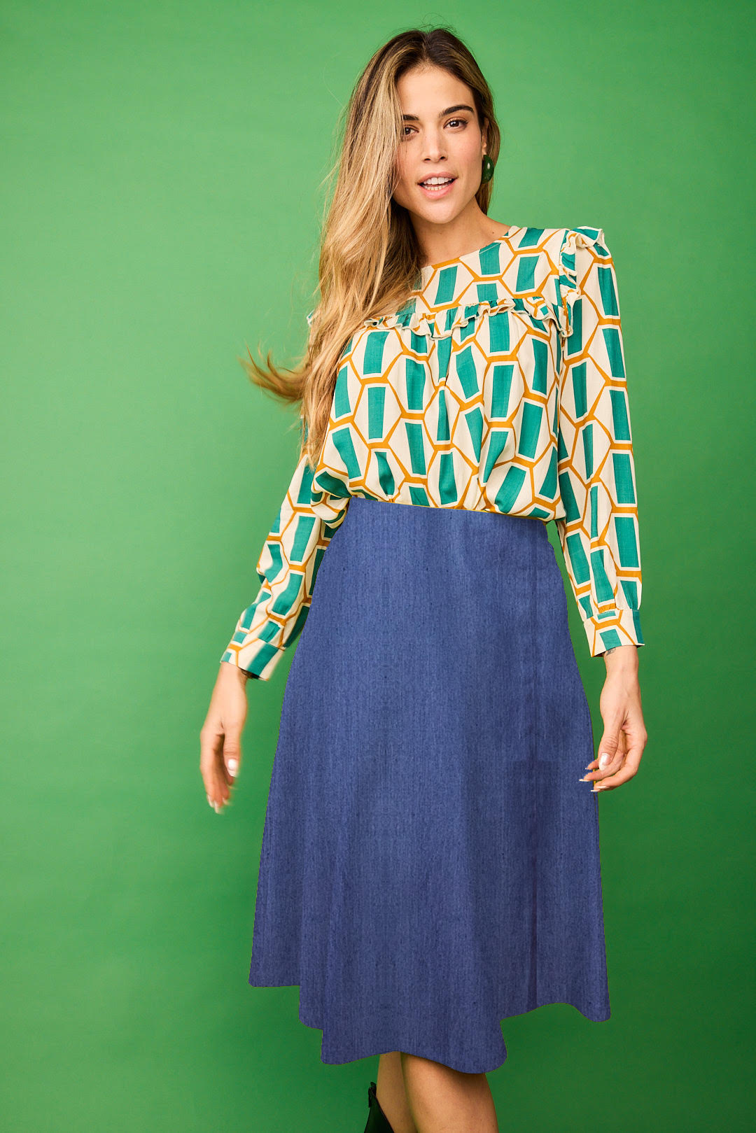 Denim Water Skirt