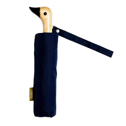 Eco-Friendly Windproof Duck Umbrella Navy Blue