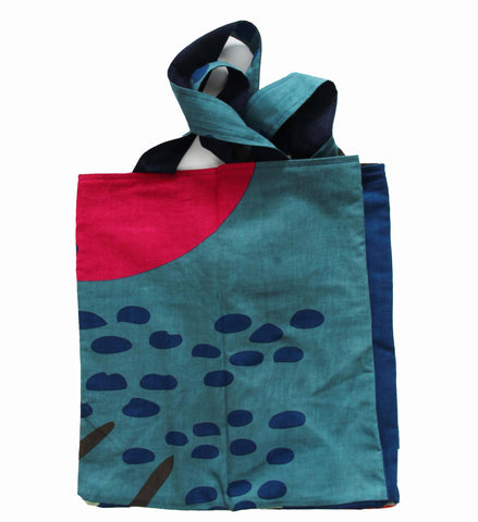 Bolsa de algodón reciclado Cap Breton Marine Navy
