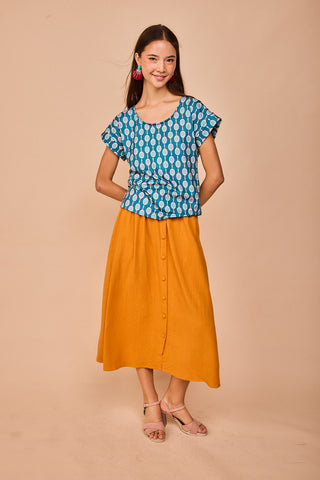 Top Luaña Manga Corta Tenis