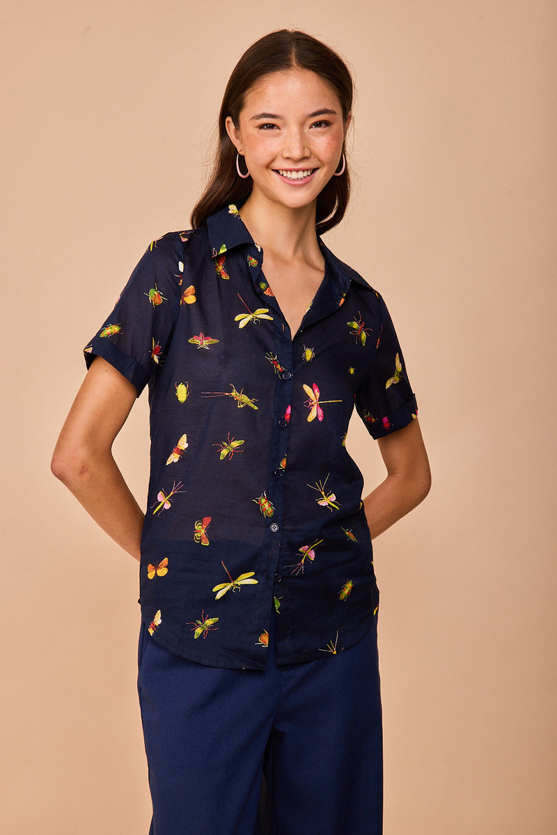 Camisa Somo Marina Insetos
