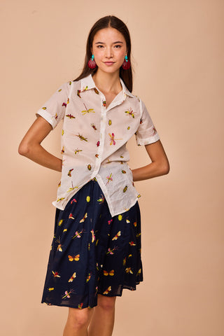 Camisa Somo Blanca Insectos