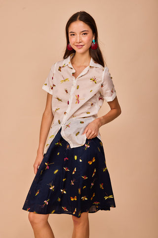 Camisa Somo Blanca Insectos