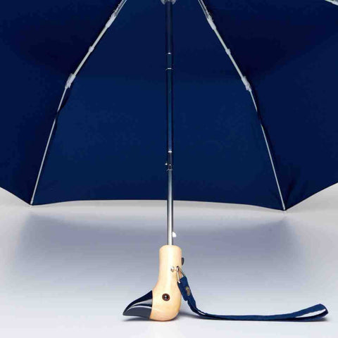 Eco-Friendly Windproof Duck Umbrella Navy Blue