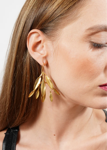 Leaf earrings