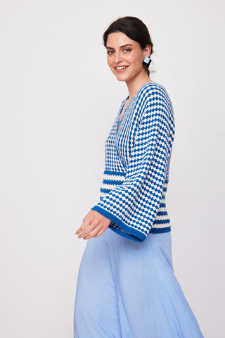 Jazmin Blue Sweater
