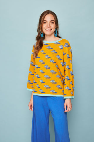 Mustard Ocean Sweater