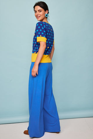 Blue Relaxed Pants