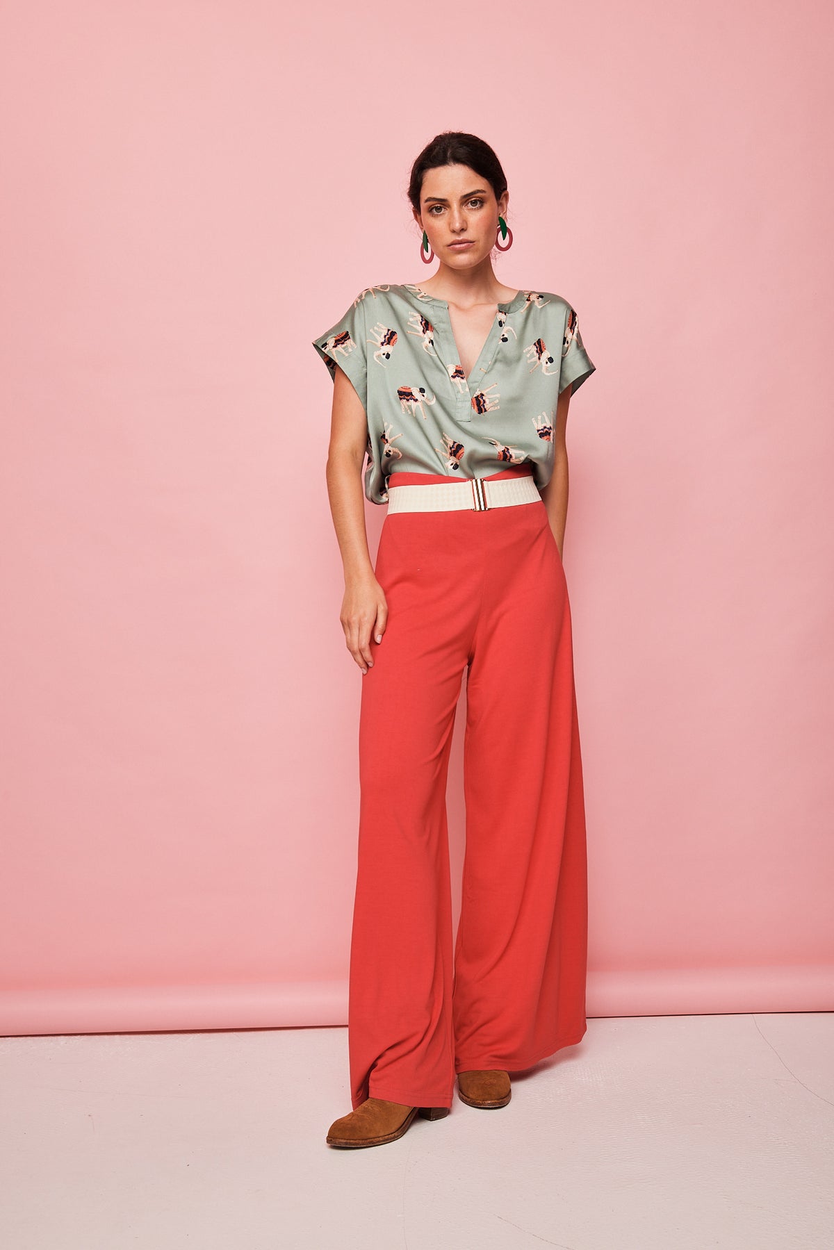 Fuchsia Relaxed Pants