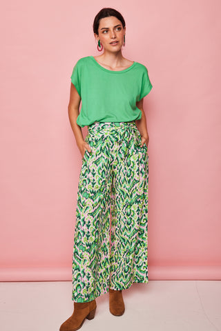 Green Laughter Pants