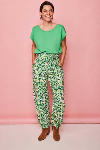 Green Laughter Pants