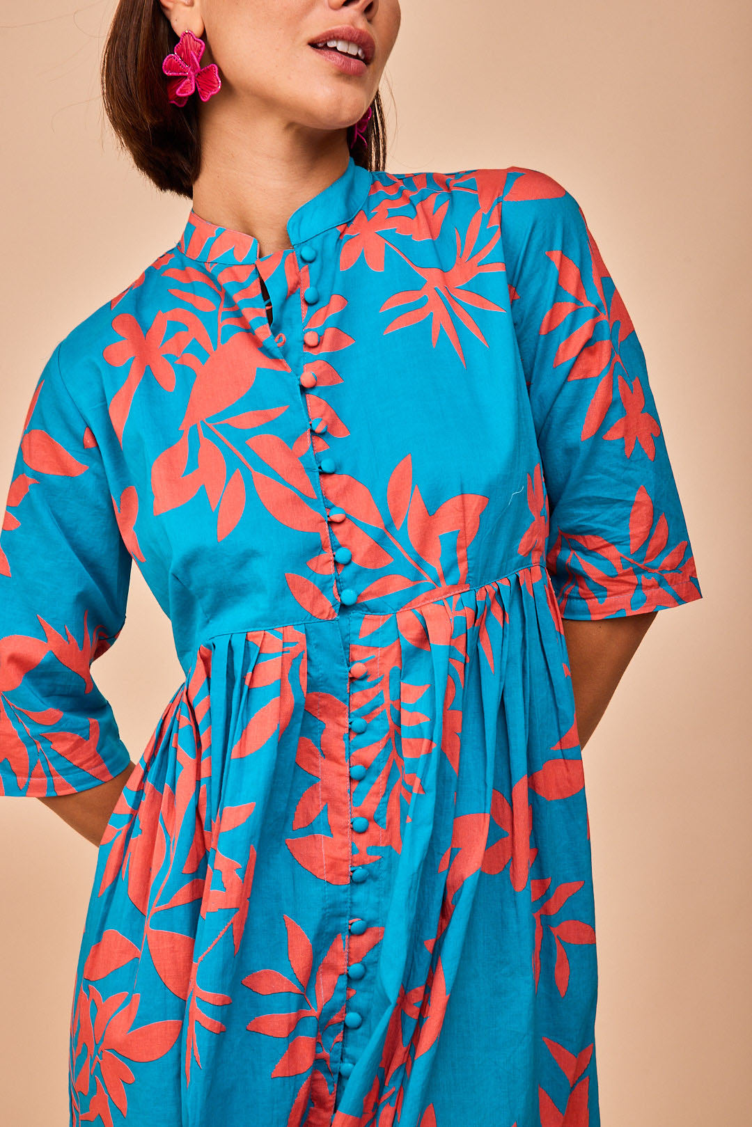 Vestido Aviles Hojas