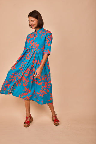 Vestido Aviles Hojas