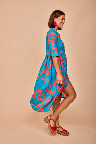 Vestido Aviles Hojas