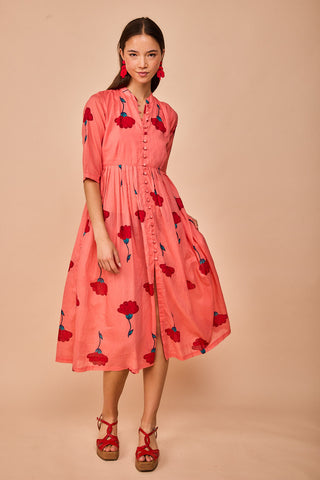 Aviles Pink Dress