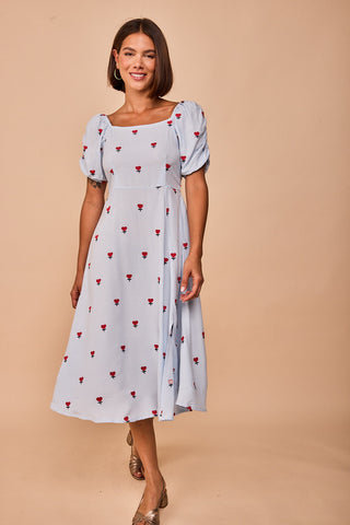 Vestido Berro Corazón Bordado