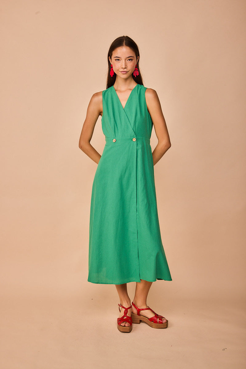 Green Cudillero Dress