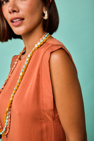 Vestido Castropol Teja