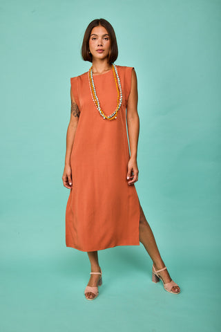 Vestido Castropol Teja