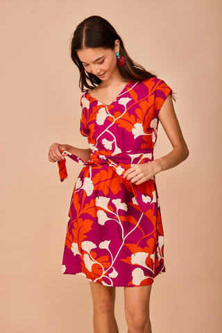 Vestido Corto Luarca Fucsia