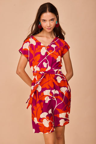 Vestido Corto Luarca Fucsia