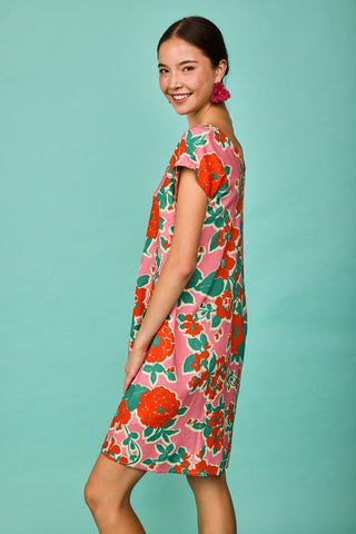 Vestido Corto Luarca Rosa