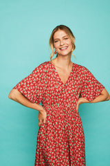 Vestido largo ASPITO ROJO